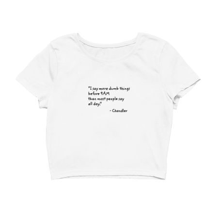 Friends - Chandler  Crop Top