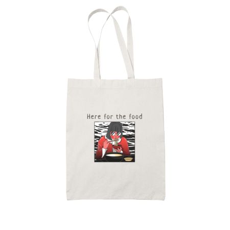 Here for the food Tote Bag