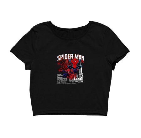Marvel Spiderman Crop Top