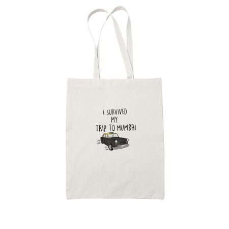 I survived my trip to Mumbai Tote Bag