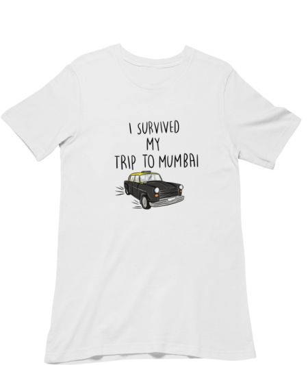 I survived my trip to Mumbai T-Shirt Frankly Wearing