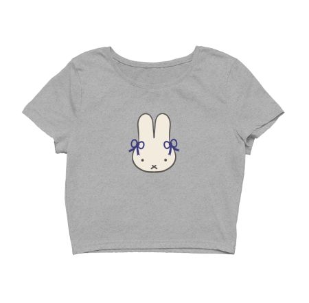 Bunny miffy Crop Top - Frankly Wearing