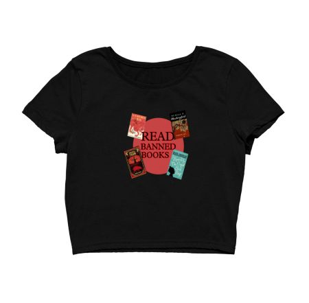 Banned books Crop Top