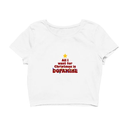 All I Want for Christmas Crop Top