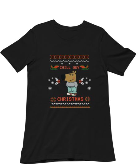 Chill guy christmas Regular T-Shirt