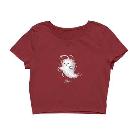Pookie Ghost.by RishabhGoswami Crop Top