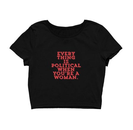 Political woman Crop Top