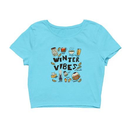 Winter vibes Crop Top