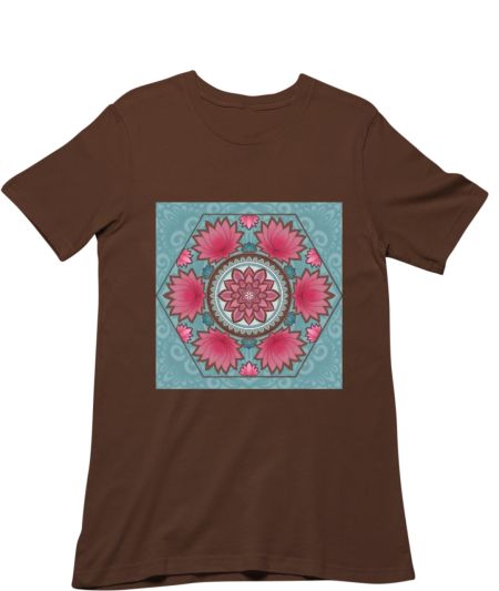 Lotus themed mandala Regular T-Shirt
