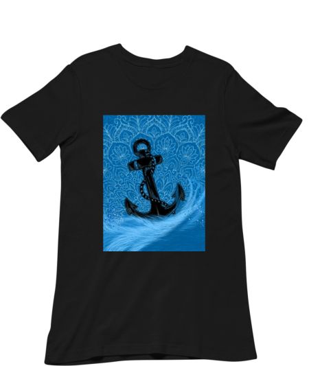 Anchor Themed Mandala Regular T-Shirt
