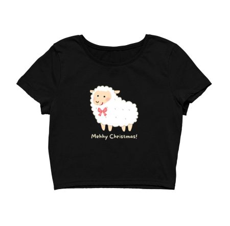 Mehhy Christmas Crop Top