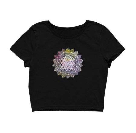 Flower of Life Mandala Crop Top