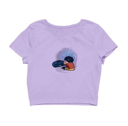 Depressed Shinchan Crop Top