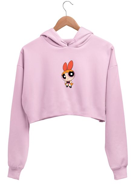 Blossom Powerpuff Girls Crop Hoodie