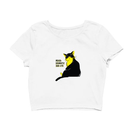Dramatic Side Eye Crop Top