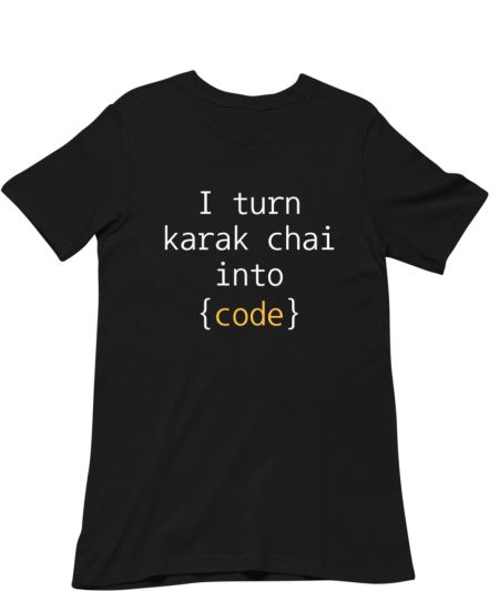 Karak Chai into Code Regular T-Shirt