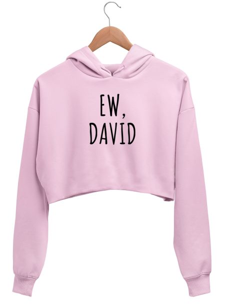 EW, DAVID Crop Hoodie