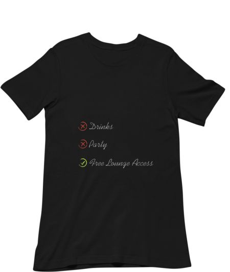 Free Lounge Please Classic T-Shirt