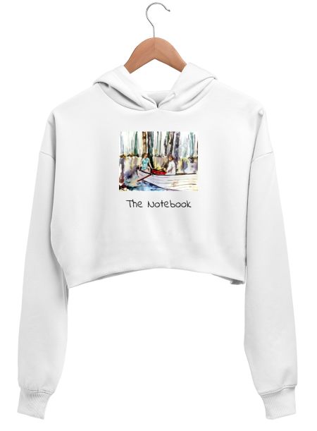 The notebook  Crop Hoodie