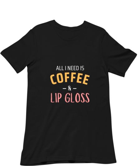 Coffee and Lip Gloss Regular T-Shirt