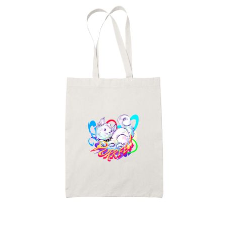 Purrfect (Blue) Tote Bag