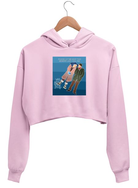 Eternal sunshine spotless mind Crop Hoodie