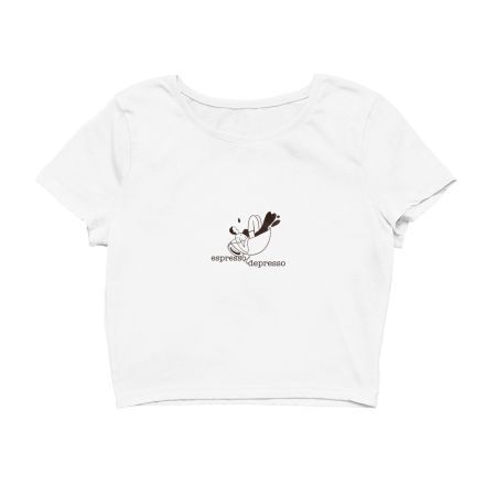 Coffee & feelings Crop Top