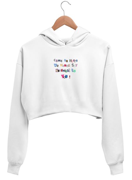 Harry styles Crop Hoodie