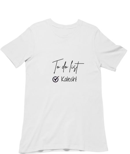 Kalesh! White Regular T-Shirt