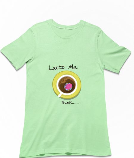 Latte lover chilling design Regular T-Shirt