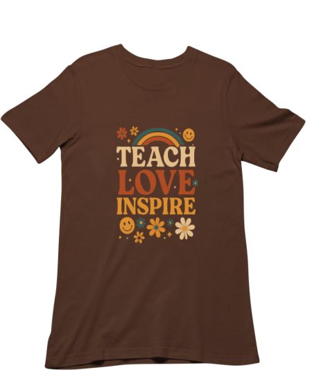 TEACH , LOVE , INSPIRE TYPO DE Regular T-Shirt