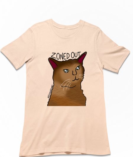 Zoned out  Cat meme Regular T-Shirt