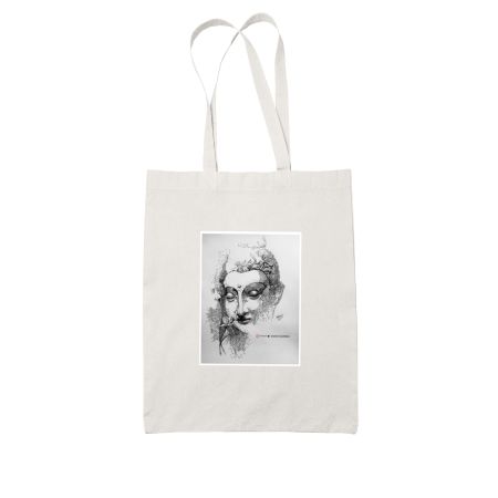 Gautham Buddha pen art  White Tote Bag