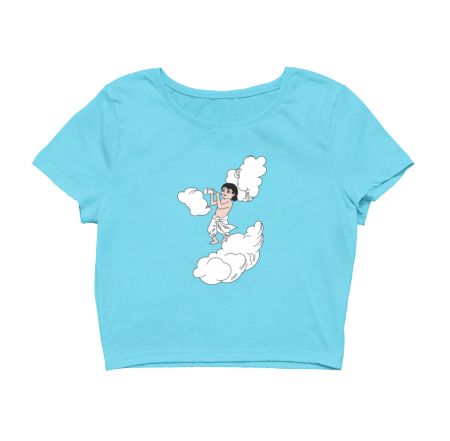 The boy in the clouds Crop Top