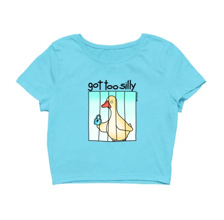 Got Too silly goose meme  Crop Top