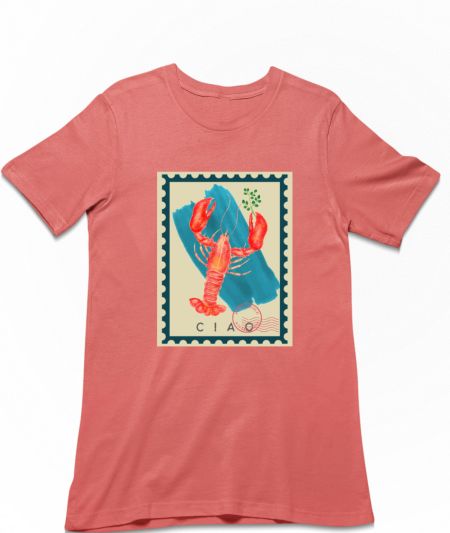 CIAO Red Lobster Stamp  Regular T-Shirt