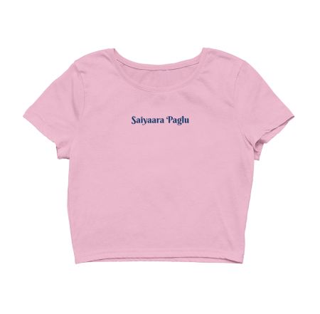 Saiyaara Paglu Crop Top