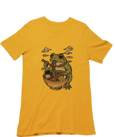 Ancient Frog eating Ramen 