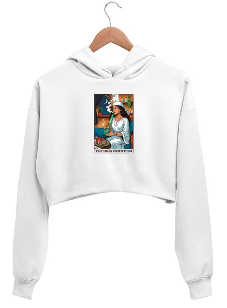 The High Priestess Crop Hoodie
