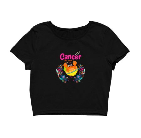 cancer zodiac Crop Top