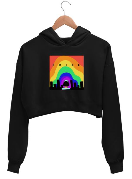 PRIDE Crop Hoodie