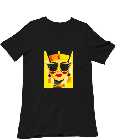 Abstract lady  Regular T-Shirt