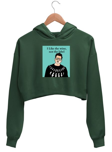 David rose schitts creek  Crop Hoodie