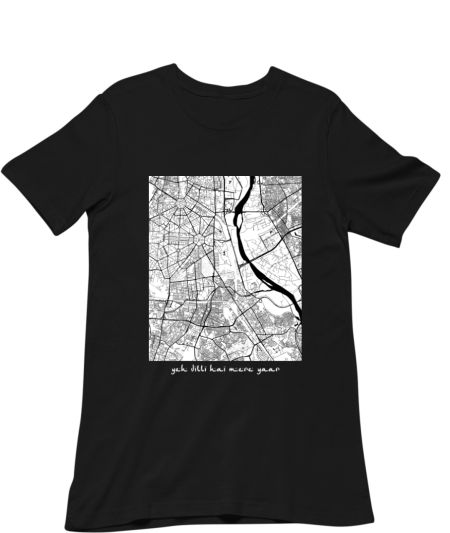 Delhi Map Classic T-Shirt