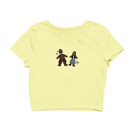 One Battle After Another Chibi Crop Top