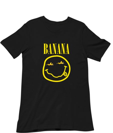Banana Nirvana Band Music Regular T-Shirt
