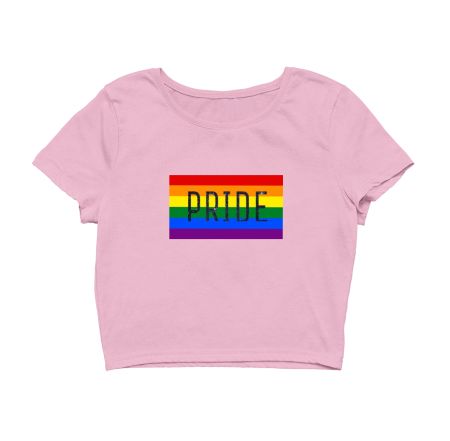 LGBTQ Flag Crop Top