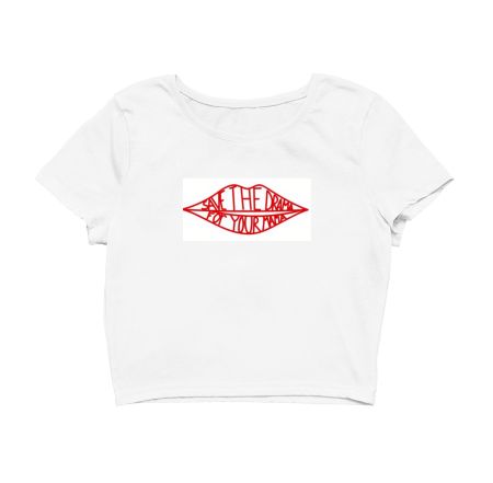 Rachel t-shirt - SAVE THE DRAMA FOR YOUR MAMA Crop Top