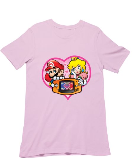 Mario And Peach Lover Regular T-Shirt