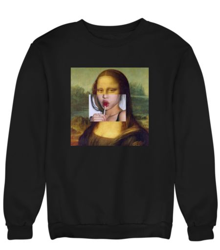 Mona Lisa Lolipop Vintage T - Shirt Sweatshirt